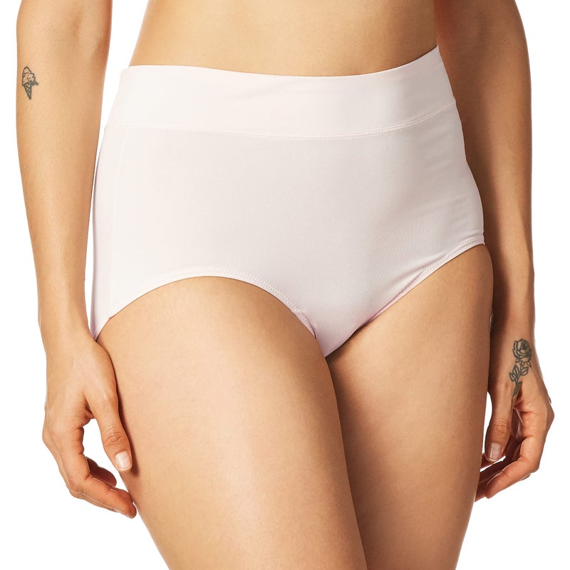Warner's womens Dig-free Comfort Waist Microfiber 5738 No Pinching No Problems Modern Brief Panty, Rosewater, 9 US - Image 2